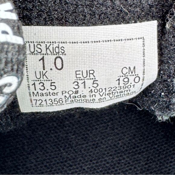 Vans x Discovery Channel Protect Tigers SK8 High Canvas Sneakers Black Kids 1 - Picture 13 of 14